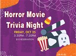 Horror Movie Trivia - October 25