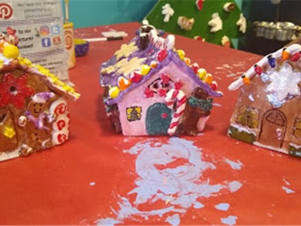 Gingerbread houses at KILN CREATIONS