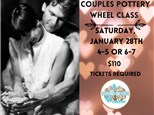 Couples Pottery Wheel Class: January 28th
