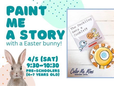 Paint Me A Story with Easter Bunny | April 5