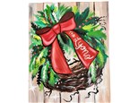 Bel Air Adult Holiday Wreath Canvas - Dec 10th