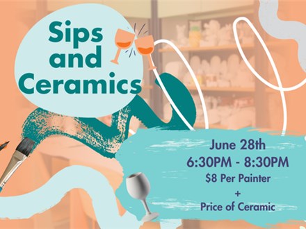 6/28/24 - Sips and Ceramics 