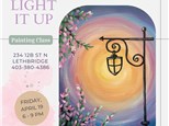 “Light It Up” Canvas Painting Class - April 19