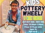 Kids' Pottery Wheel 6 Week Classes October 26th - Nov 30th