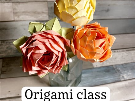 Origami Flower Class March 2021