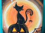 Halloween Cat Canvas Friday September 27th 6:30-8:30pm