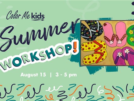  SUMMER WORKSHOP: Flip Flop Canvas - August 15