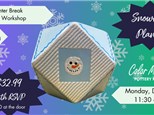 Kids Snowman Planter Workshop - Mon 12/30