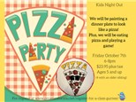 Pizza Party Kids Night Drop Off Event