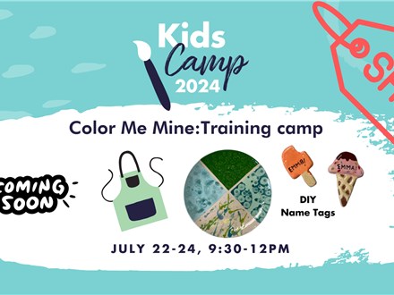 SALE Summer Camp: Color Me Mine Training Camp