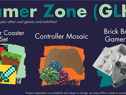Gamer Zone 1/2 Day Kids Workshop
