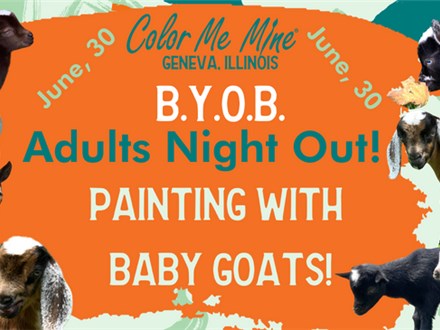 Adults Night Out - Painting with Baby Goats - Jun, 30th