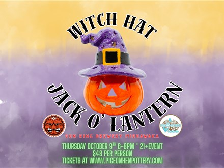 Witch Hat Jack-o'-Lantern @ Sun King Brewery Mishawaka