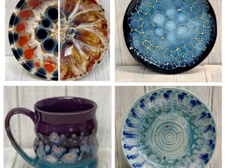 Stoneware Class Experimenting with Color, Flux, Frozen Pond and more!, Wednesday, October 9, 2024, 