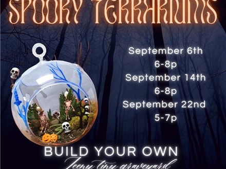 Spooky Terrariums at KILN CREATIONS