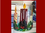 Christmas Fused Glass Candle Shade Class