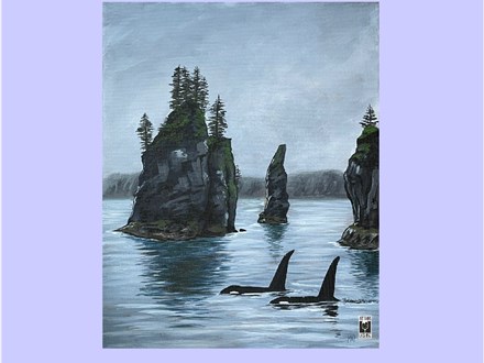 Orca Bay Canvas Paint and Sip