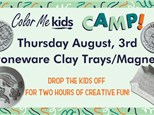 Stoneware Clay CAMP! - Aug, 3rd