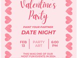 Paint your Partner Date Night at Party Art-Thursday, February 13, 6:00