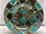 Online Stained Glass Lattice Stoneware Class, Tuesday, October 18, 6:30-8:30CST
