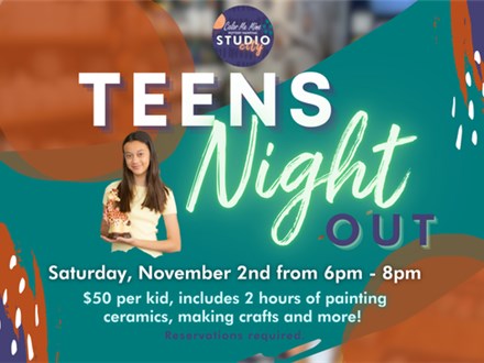 11.2.24 TEEN NIGHT OUT - Color Me Mine Studio City