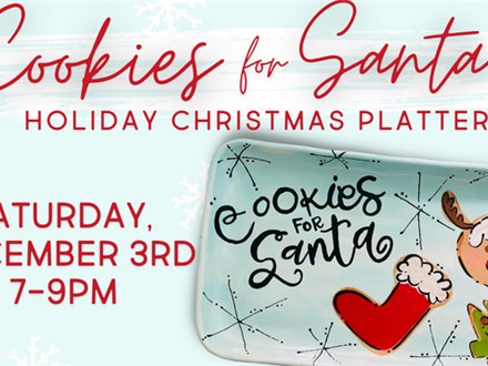HOLIDAY COOKIE PLATTER 12/3 @ THE POTTERY PATCH 