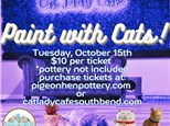 Paint With Cats @Cat Lady Cafe: October 15 2024