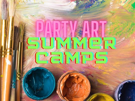 Ceramic Art Camp- at Party Art-June 3rd-6th-9:00-12:00-$250 per camper-($100 Deposit)