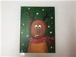 Red Scarf Rudolf (Kids ages 6+) Canvas Class