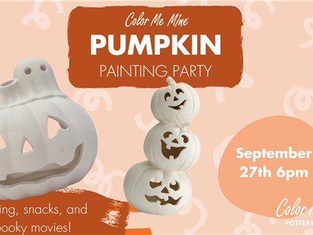 Pumpkin Painting Party - September 2024