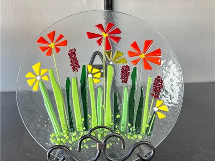 Summer Flowers Glass Class!