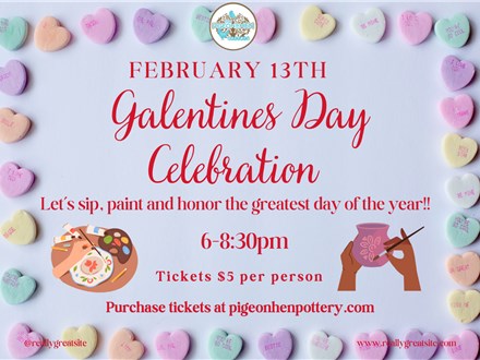 Galentine's Day Celebration@ PH Pottery