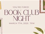 Book Club Night at You're Fired