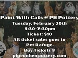 Paint With Cats @PH Pottery-February 2024