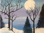 Creative Canvas Class - Winter Moon  Nov. 13
