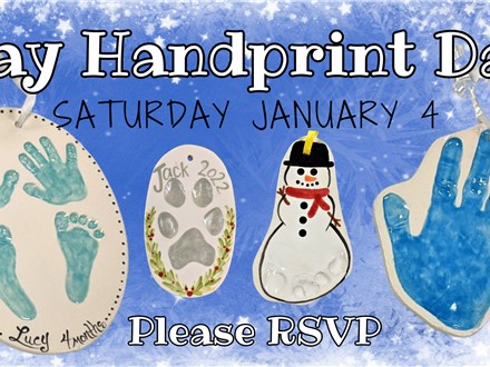 Clay Handprint Day! January 2025