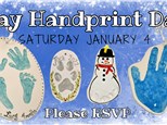 Clay Handprint Day! January 2025