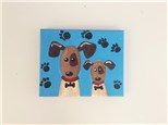 Playful Puppies (mommy/daddy and me ages 4+) Canvas Class