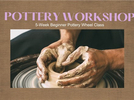 5 Week Pottery Wheel Beginner Class at TIME TO CLAY