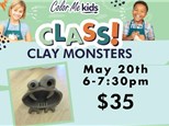 Kids Workshop - "Clay Monsters!" July 29, 2025