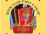 "Book Club" Paint and Swap Night-Saturday, October 19, 6:30 pm