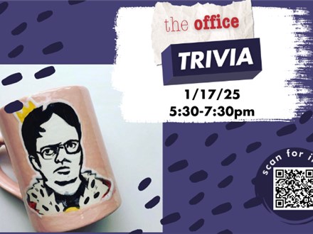 THE OFFICE TRIVIA & PAINTING - 1/17/25