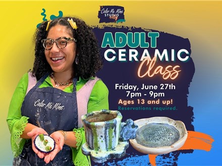 6.27.25 ADULTS CERAMIC CLASS - Color Me Mine Studio City