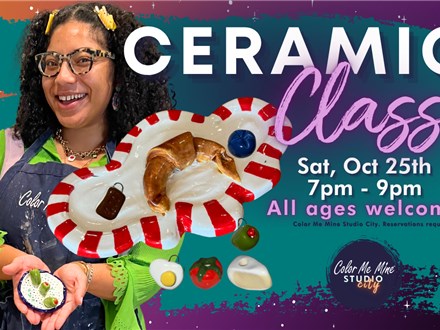 10.25.25 ALL AGES CERAMIC CLASS - Color Me Mine Studio City
