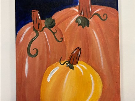 Pumpkin Canvas Class!