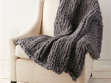 Chunky Knit Throw Workshop - Adults