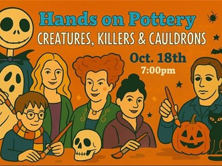 Creatures, Killers & Cauldrons Event - Saturday October 18th - $Reserve Your Spot