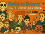 Creatures, Killers & Cauldrons Event - Saturday October 18th - $Reserve Your Spot