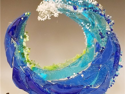 Breaking Wave Fused Glass-Thursday, May 30, 6:30 pm