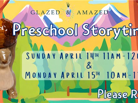 Preschool Storytime! April 2024 Session 1